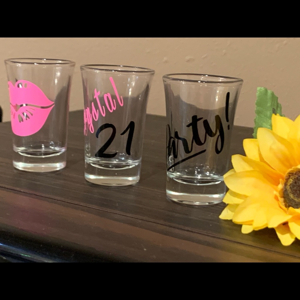 New shot glasses